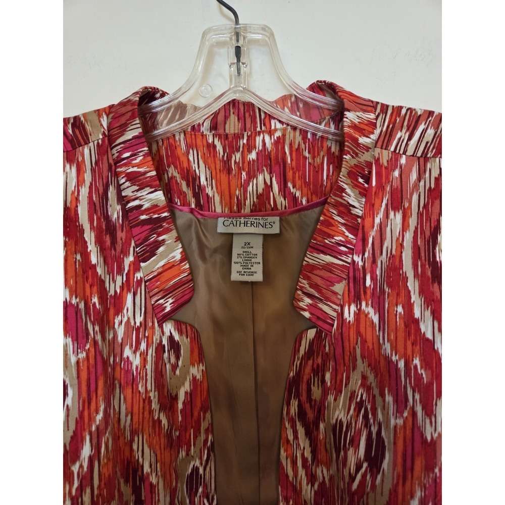 Maggie Barnes for Catherine colorful jacket-size 2X